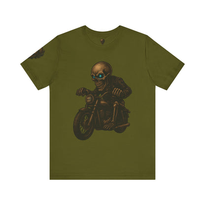 Gashadokuro Harley Rider Tattoo Style Shirt Japanese Skull Yokai Art Horror Biker Tee for Adults Unique Dad Gift