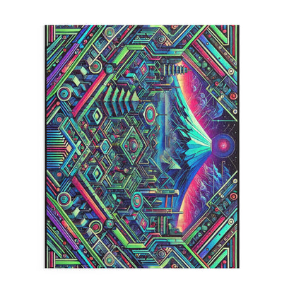 Neon x Geometric x Mt. Fuji! A super tricky puzzle with a cool sci-fi vibe-perfect brain workout for adults! 1000+ pieces of fun!