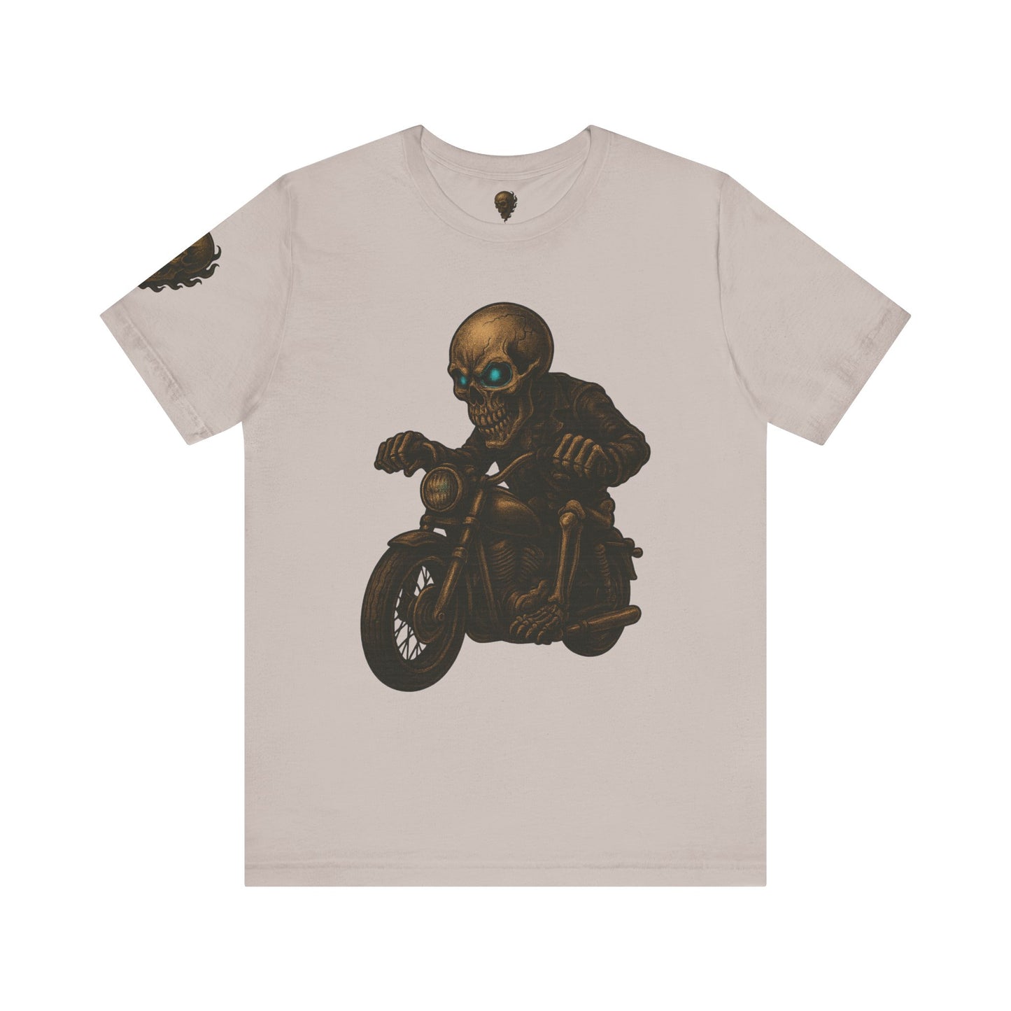 Gashadokuro Harley Rider Tattoo Style Shirt Japanese Skull Yokai Art Horror Biker Tee for Adults Unique Dad Gift