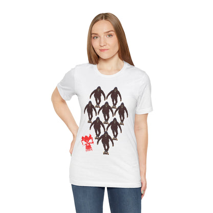 Skull Hoodie Skater T Shirt Urban Streetwear Skateboard Graphic Tee Gothic Horror Skate Style Gift for Dad Teen Boys Halloween Vibe