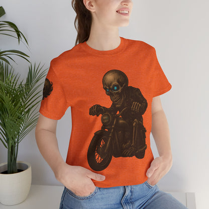 Gashadokuro Harley Rider Tattoo Style Shirt Japanese Skull Yokai Art Horror Biker Tee for Adults Unique Dad Gift
