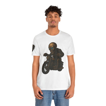 Gashadokuro Harley Rider Tattoo Style Shirt Japanese Skull Yokai Art Horror Biker Tee for Adults Unique Dad Gift