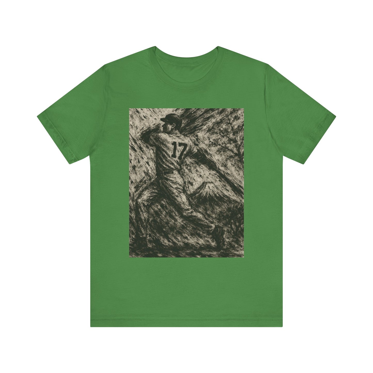 Pro Baseball Batter Ink Art Shirt Fuji Mountain Retro Japanese Print No 17 Power Swing Tee Japan Inspired Gift for Dad