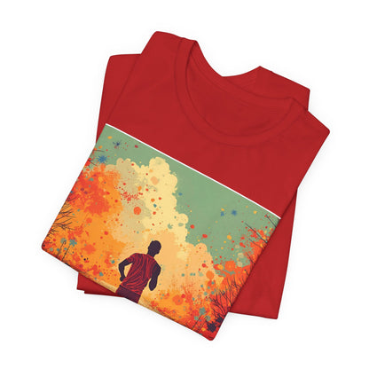 Runners High Hearts Smile marathon wall art rainbow runner canvas motivational running decor gift for runners home gym office