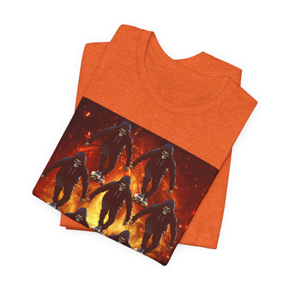 Skull Hoodie Skater T Shirt Urban Streetwear Skateboard Graphic Tee Gothic Horror Skate Style Gift for Dad Teen Boys Halloween Vibe