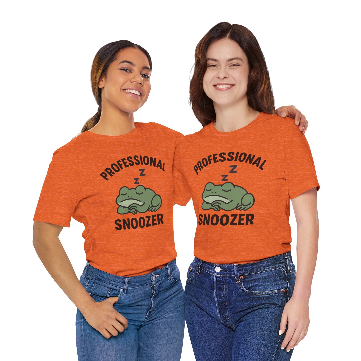 Professional Snoozer Frog Shirt Funny Sleepy Tee Night Owl Top Coffee First Gift for Dad Cute Graphic Cozy Loungewear