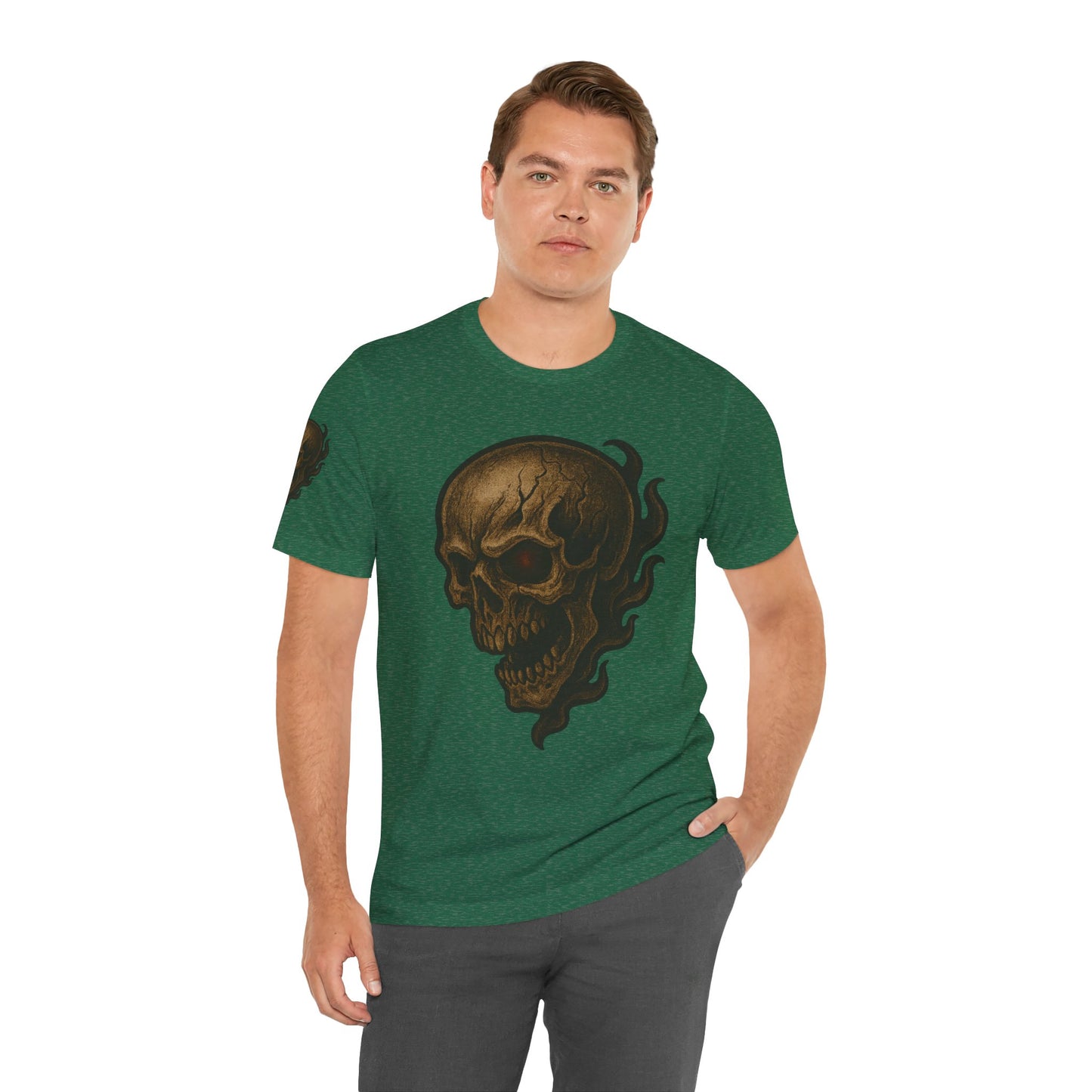 Gashadokuro Skull Tattoo Style Face Graphic Shirt Horror Yokai Streetwear for Adults Dad Gift Japanese Art Tee