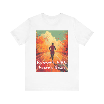 Runners High Hearts Smile marathon wall art rainbow runner canvas motivational running decor gift for runners home gym office