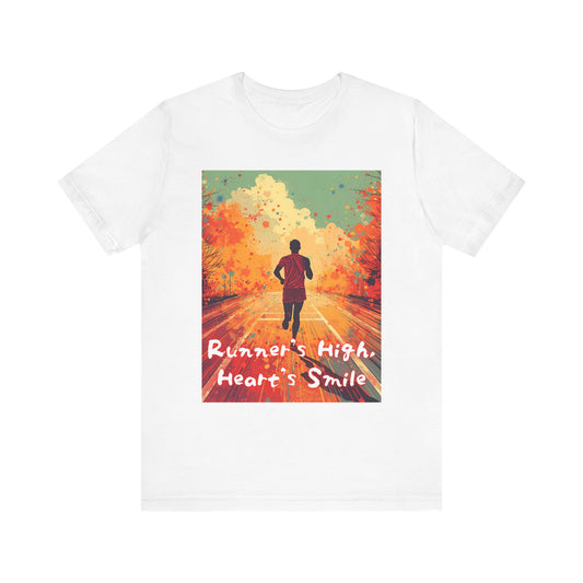 Runners High Hearts Smile marathon wall art rainbow runner canvas motivational running decor gift for runners home gym office