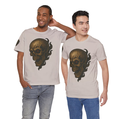 Gashadokuro Skull Tattoo Style Face Graphic Shirt Horror Yokai Streetwear for Adults Dad Gift Japanese Art Tee