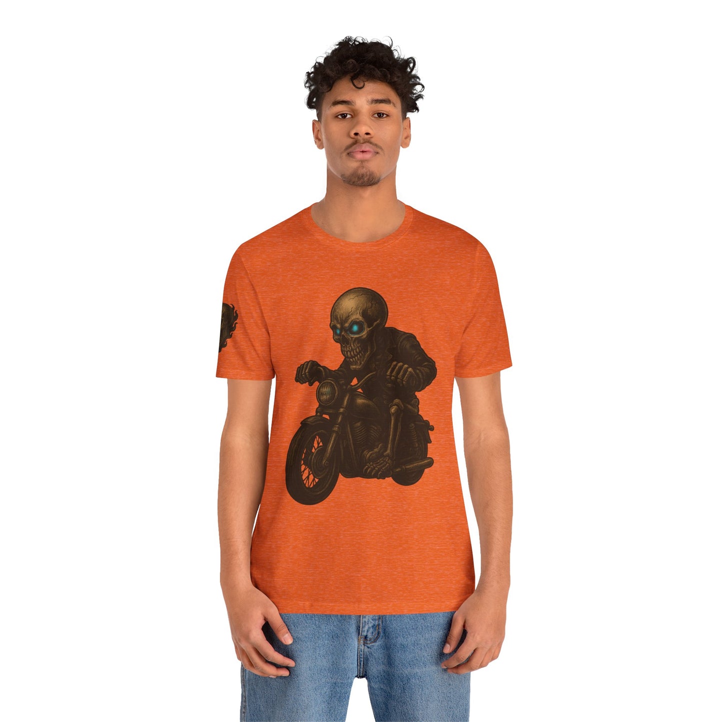 Gashadokuro Harley Rider Tattoo Style Shirt Japanese Skull Yokai Art Horror Biker Tee for Adults Unique Dad Gift