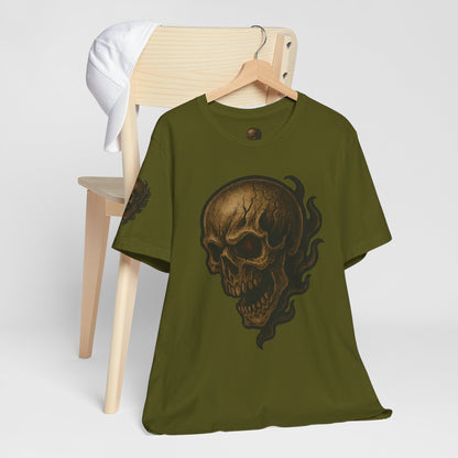 Gashadokuro Skull Tattoo Style Face Graphic Shirt Horror Yokai Streetwear for Adults Dad Gift Japanese Art Tee