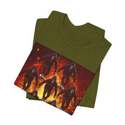 Skull Hoodie Skater T Shirt Urban Streetwear Skateboard Graphic Tee Gothic Horror Skate Style Gift for Dad Teen Boys Halloween Vibe