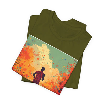 Runners High Hearts Smile marathon wall art rainbow runner canvas motivational running decor gift for runners home gym office