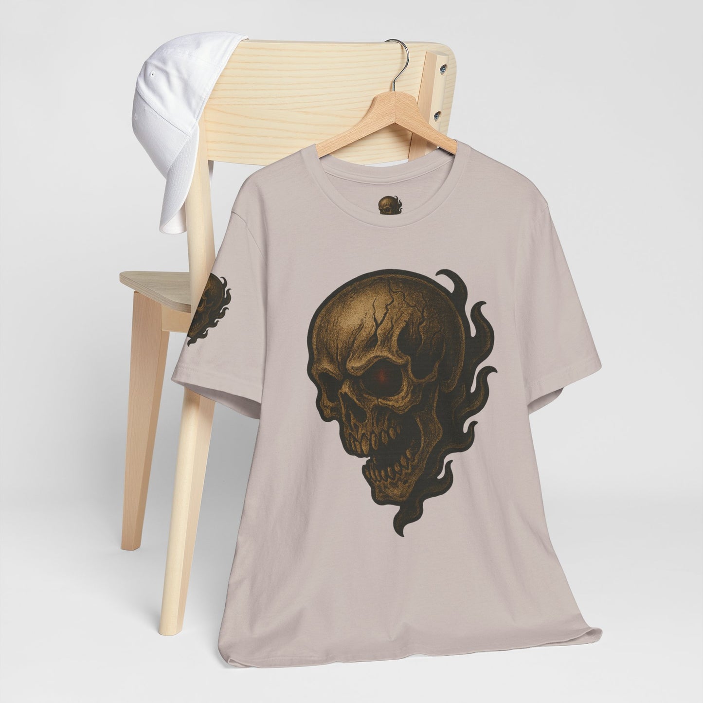 Gashadokuro Skull Tattoo Style Face Graphic Shirt Horror Yokai Streetwear for Adults Dad Gift Japanese Art Tee