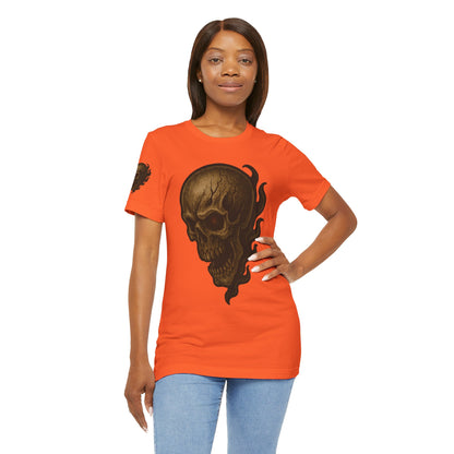 Gashadokuro Skull Tattoo Style Face Graphic Shirt Horror Yokai Streetwear for Adults Dad Gift Japanese Art Tee