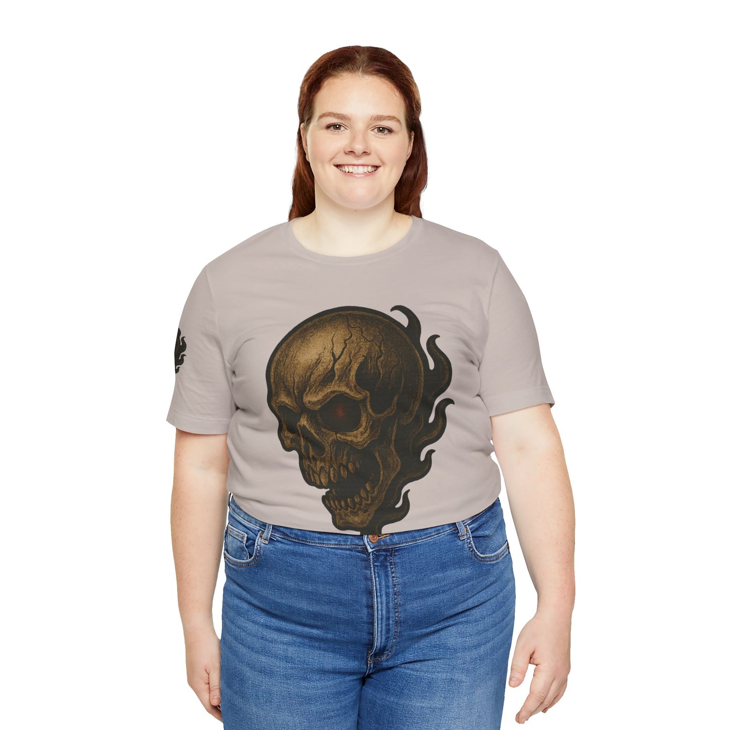 Gashadokuro Skull Tattoo Style Face Graphic Shirt Horror Yokai Streetwear for Adults Dad Gift Japanese Art Tee