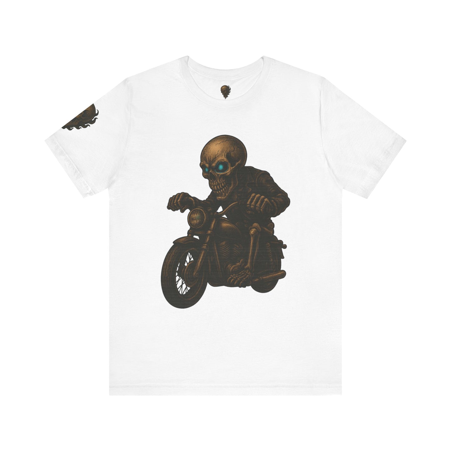 Gashadokuro Harley Rider Tattoo Style Shirt Japanese Skull Yokai Art Horror Biker Tee for Adults Unique Dad Gift