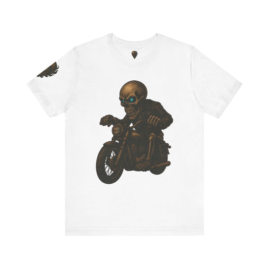 Gashadokuro Harley Rider Tattoo Style Shirt Japanese Skull Yokai Art Horror Biker Tee for Adults Unique Dad Gift