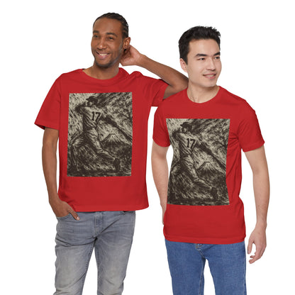 Pro Baseball Batter Ink Art Shirt Fuji Mountain Retro Japanese Print No 17 Power Swing Tee Japan Inspired Gift for Dad