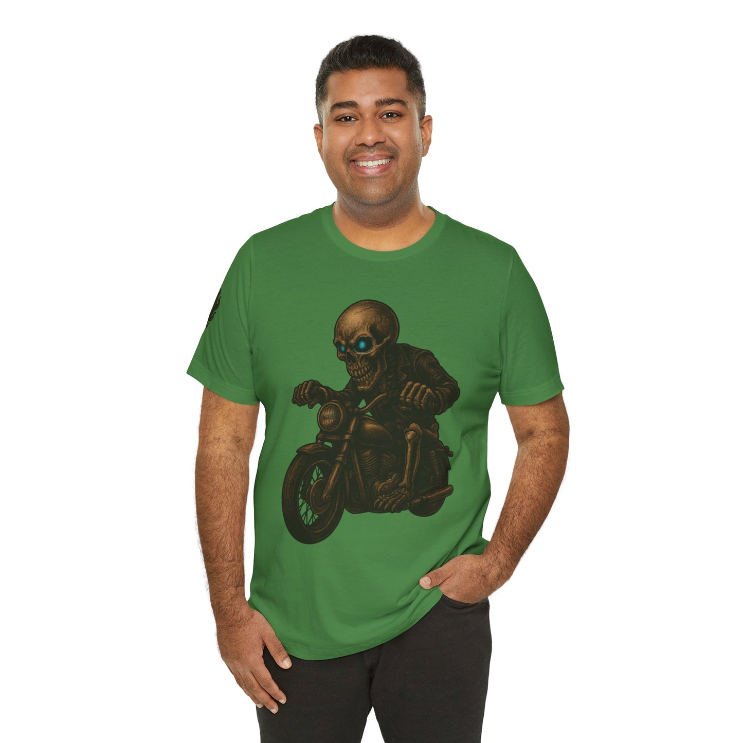 Gashadokuro Harley Rider Tattoo Style Shirt Japanese Skull Yokai Art Horror Biker Tee for Adults Unique Dad Gift