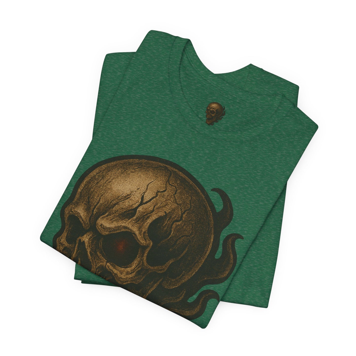 Gashadokuro Skull Tattoo Style Face Graphic Shirt Horror Yokai Streetwear for Adults Dad Gift Japanese Art Tee