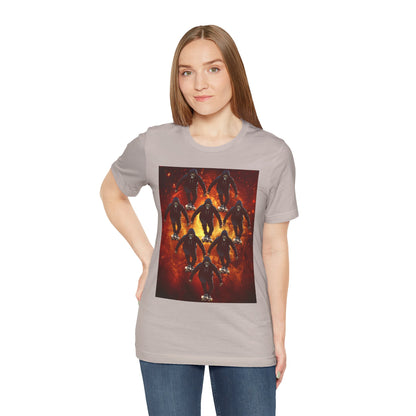 Skull Hoodie Skater T Shirt Urban Streetwear Skateboard Graphic Tee Gothic Horror Skate Style Gift for Dad Teen Boys Halloween Vibe