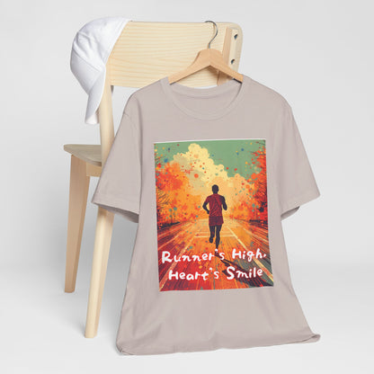 Runners High Hearts Smile marathon wall art rainbow runner canvas motivational running decor gift for runners home gym office