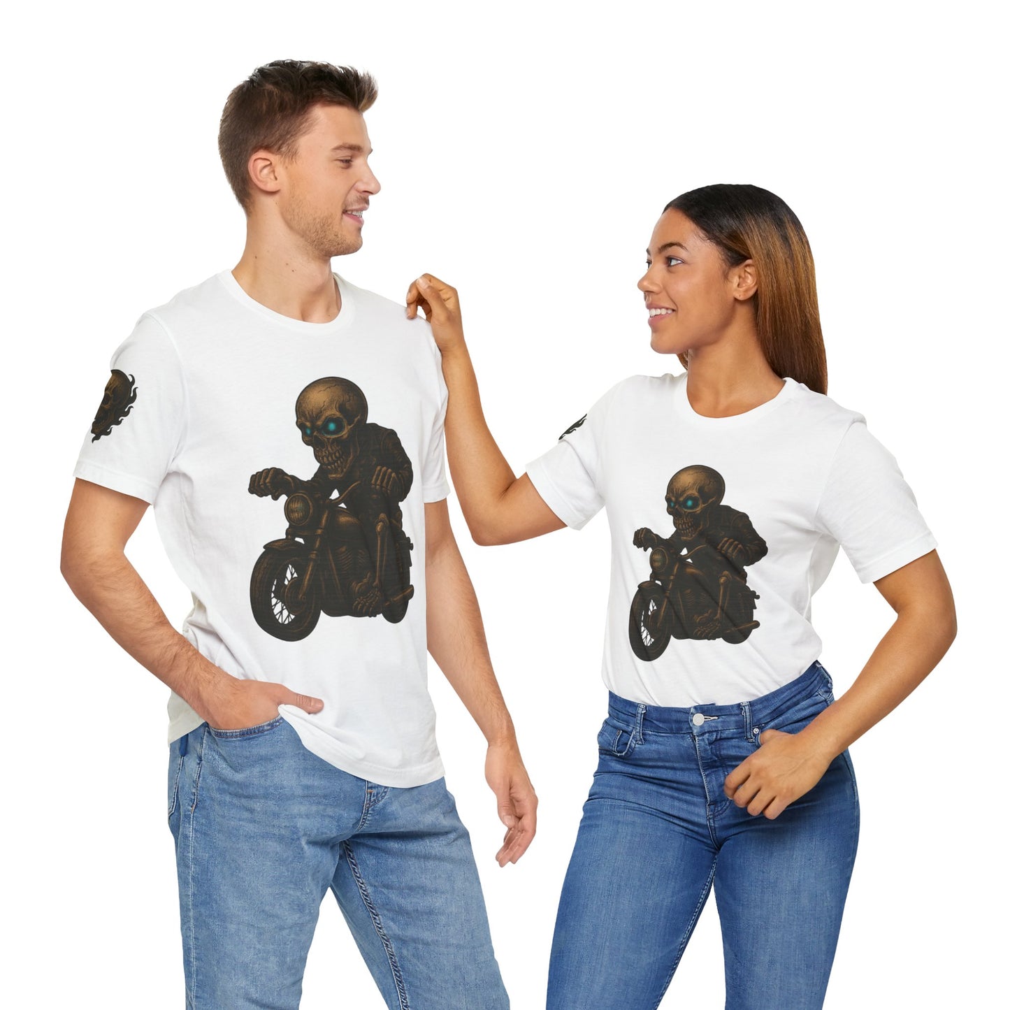 Gashadokuro Harley Rider Tattoo Style Shirt Japanese Skull Yokai Art Horror Biker Tee for Adults Unique Dad Gift