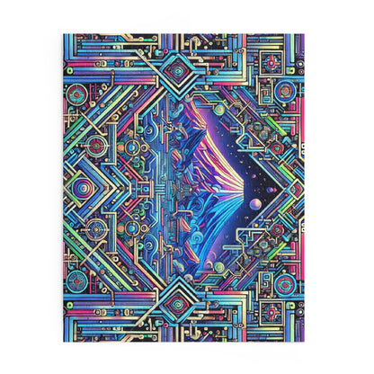 Neon x Geometric x Mt. Fuji! A super tricky puzzle with a cool sci-fi vibe-perfect brain workout for adults! 1000+ pieces of fun!