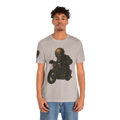 Gashadokuro Harley Rider Tattoo Style Shirt Japanese Skull Yokai Art Horror Biker Tee for Adults Unique Dad Gift