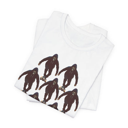 Skull Hoodie Skater T Shirt Urban Streetwear Skateboard Graphic Tee Gothic Horror Skate Style Gift for Dad Teen Boys Halloween Vibe