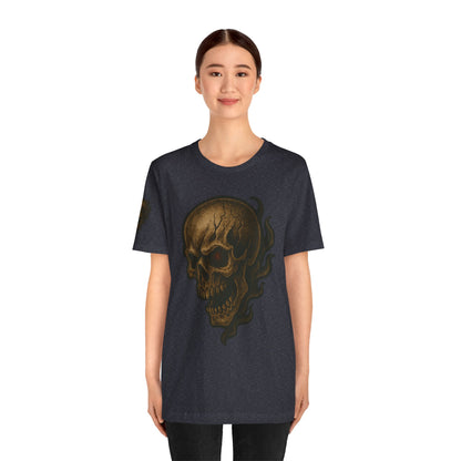 Gashadokuro Skull Tattoo Style Face Graphic Shirt Horror Yokai Streetwear for Adults Dad Gift Japanese Art Tee