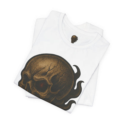 Gashadokuro Skull Tattoo Style Face Graphic Shirt Horror Yokai Streetwear for Adults Dad Gift Japanese Art Tee