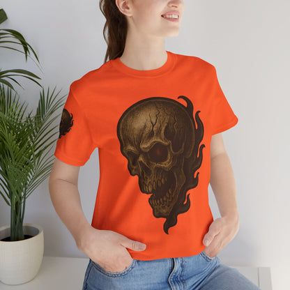 Gashadokuro Skull Tattoo Style Face Graphic Shirt Horror Yokai Streetwear for Adults Dad Gift Japanese Art Tee