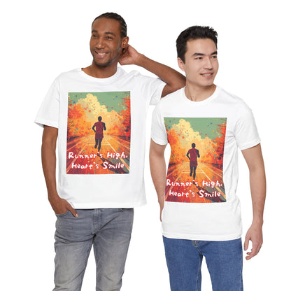 Runners High Hearts Smile marathon wall art rainbow runner canvas motivational running decor gift for runners home gym office