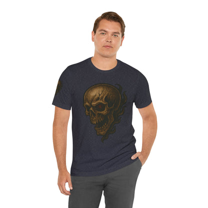Gashadokuro Skull Tattoo Style Face Graphic Shirt Horror Yokai Streetwear for Adults Dad Gift Japanese Art Tee