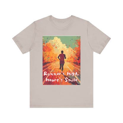 Runners High Hearts Smile marathon wall art rainbow runner canvas motivational running decor gift for runners home gym office