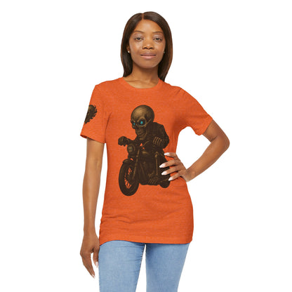 Gashadokuro Harley Rider Tattoo Style Shirt Japanese Skull Yokai Art Horror Biker Tee for Adults Unique Dad Gift