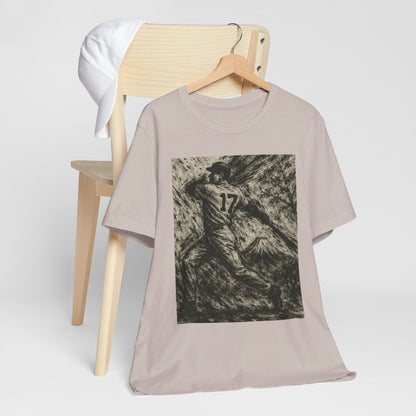 Pro Baseball Batter Ink Art Shirt Fuji Mountain Retro Japanese Print No 17 Power Swing Tee Japan Inspired Gift for Dad