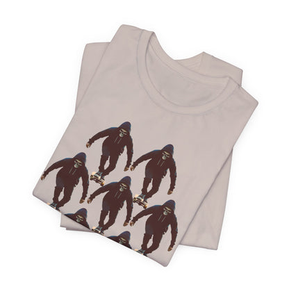 Skull Hoodie Skater T Shirt Urban Streetwear Skateboard Graphic Tee Gothic Horror Skate Style Gift for Dad Teen Boys Halloween Vibe