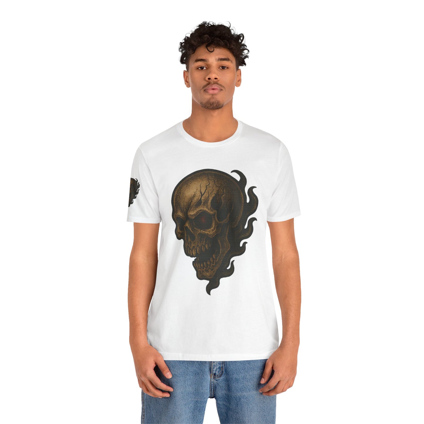 Gashadokuro Skull Tattoo Style Face Graphic Shirt Horror Yokai Streetwear for Adults Dad Gift Japanese Art Tee