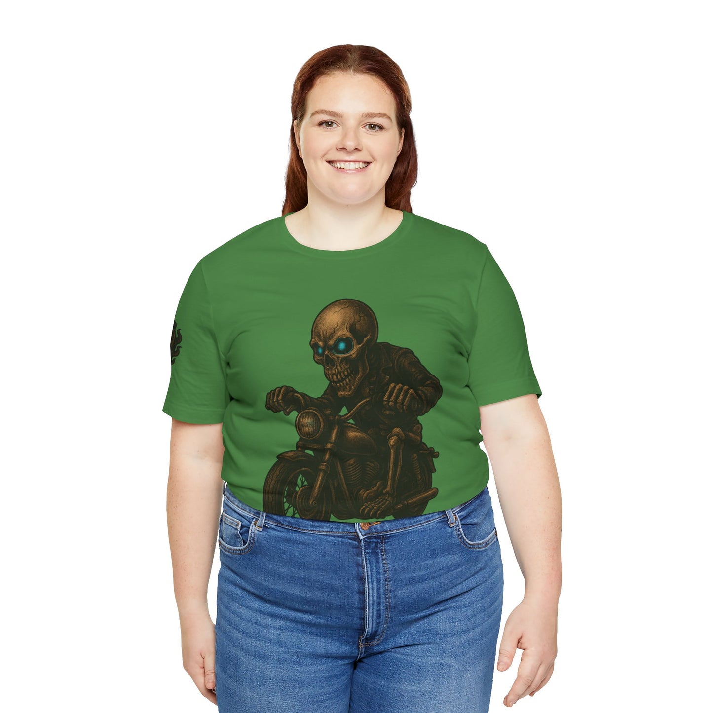 Gashadokuro Harley Rider Tattoo Style Shirt Japanese Skull Yokai Art Horror Biker Tee for Adults Unique Dad Gift