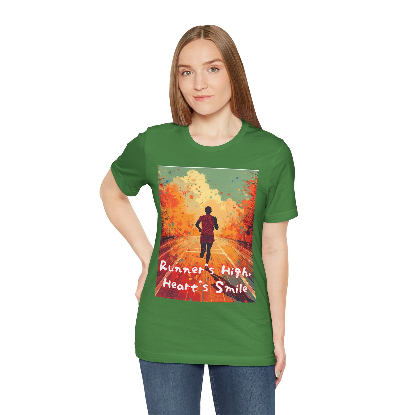 Runners High Hearts Smile marathon wall art rainbow runner canvas motivational running decor gift for runners home gym office