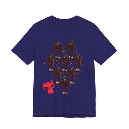 Skull Hoodie Skater T Shirt Urban Streetwear Skateboard Graphic Tee Gothic Horror Skate Style Gift for Dad Teen Boys Halloween Vibe