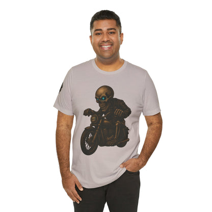 Gashadokuro Harley Rider Tattoo Style Shirt Japanese Skull Yokai Art Horror Biker Tee for Adults Unique Dad Gift